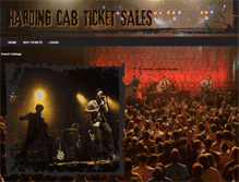 Tablet Screenshot of hardingcabtickets.universitytickets.com