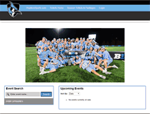 Tablet Screenshot of hopkinslacrosse.universitytickets.com