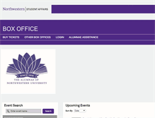 Tablet Screenshot of nbo.universitytickets.com