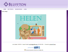 Tablet Screenshot of bluffton.universitytickets.com
