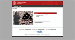 Desktop Screenshot of cornellconcerts.universitytickets.com