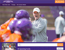 Tablet Screenshot of nsutickets.universitytickets.com