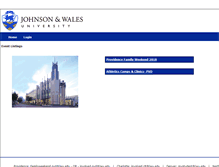 Tablet Screenshot of jwu.universitytickets.com