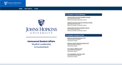 Desktop Screenshot of jhutickets.universitytickets.com