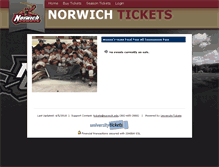 Tablet Screenshot of cadetstickets.universitytickets.com