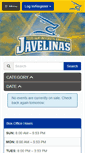 Mobile Screenshot of javelinatickets.universitytickets.com