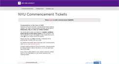 Desktop Screenshot of nyu.universitytickets.com